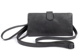 Slash Leather Wallet Clutch & Cross body bag